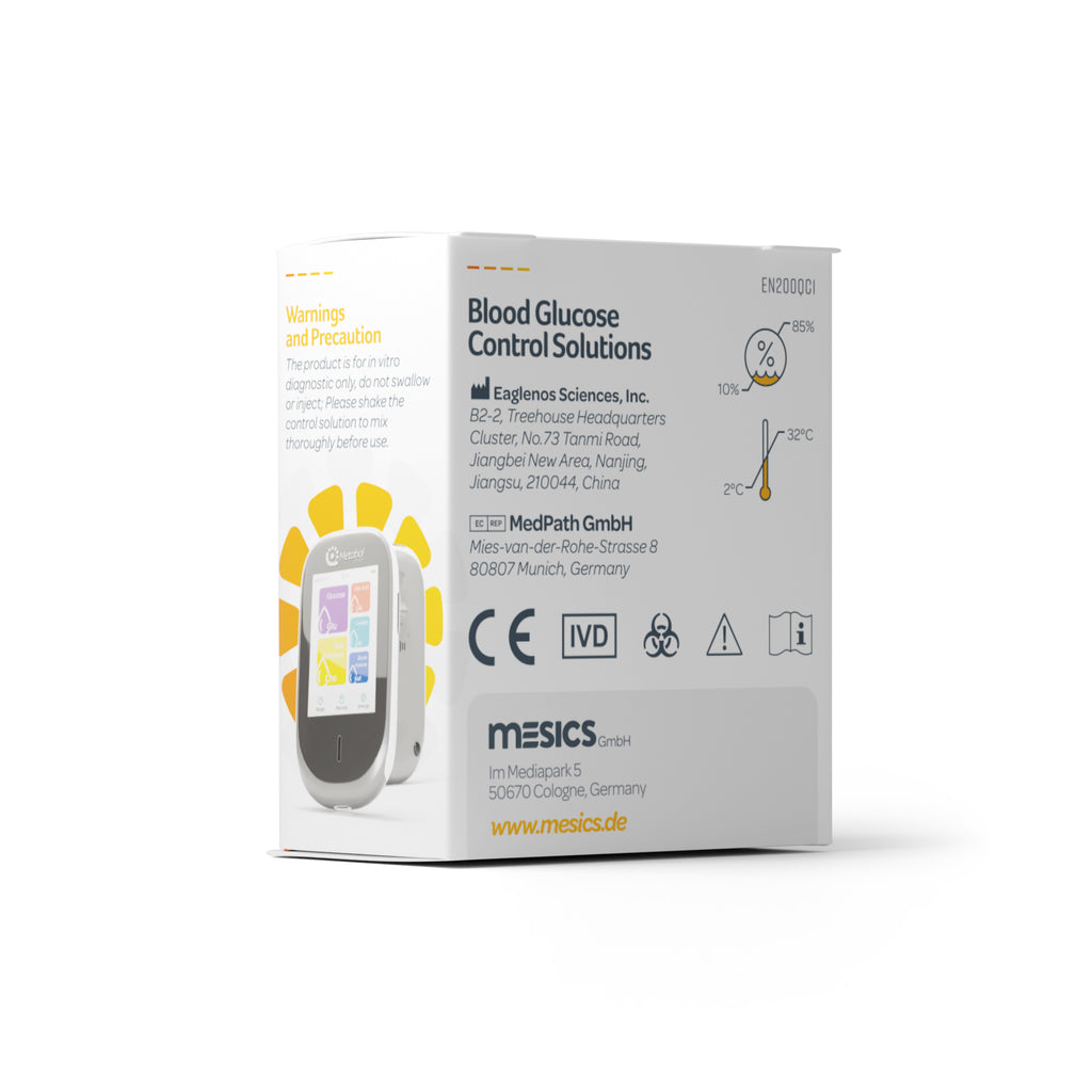 Solution de contrôle — glucose