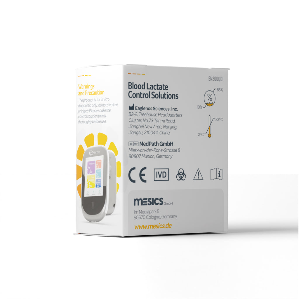 Solution de contrôle — lactate